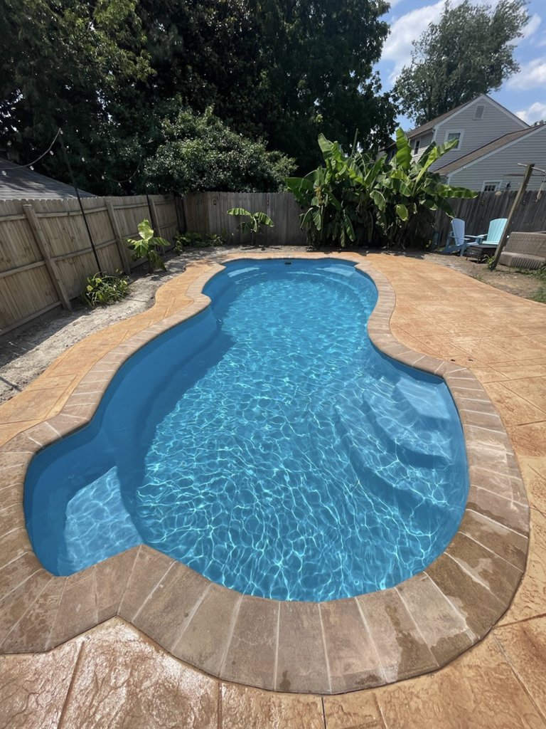 Bali Model Design Construction Fiberglass Pool in Florida 1