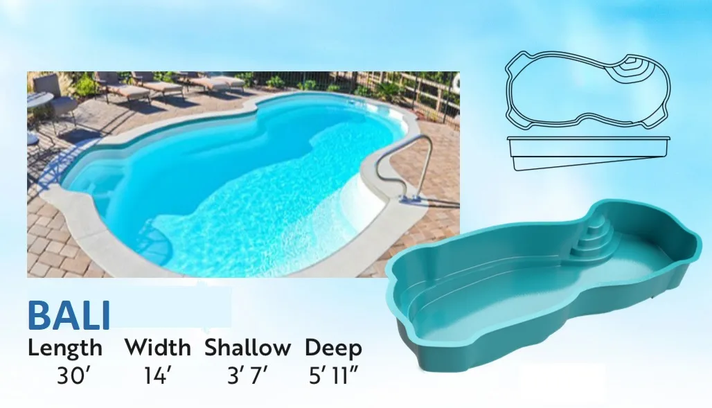 Fiberglass Pools Bali Construction Fiberglass Pool in Florida