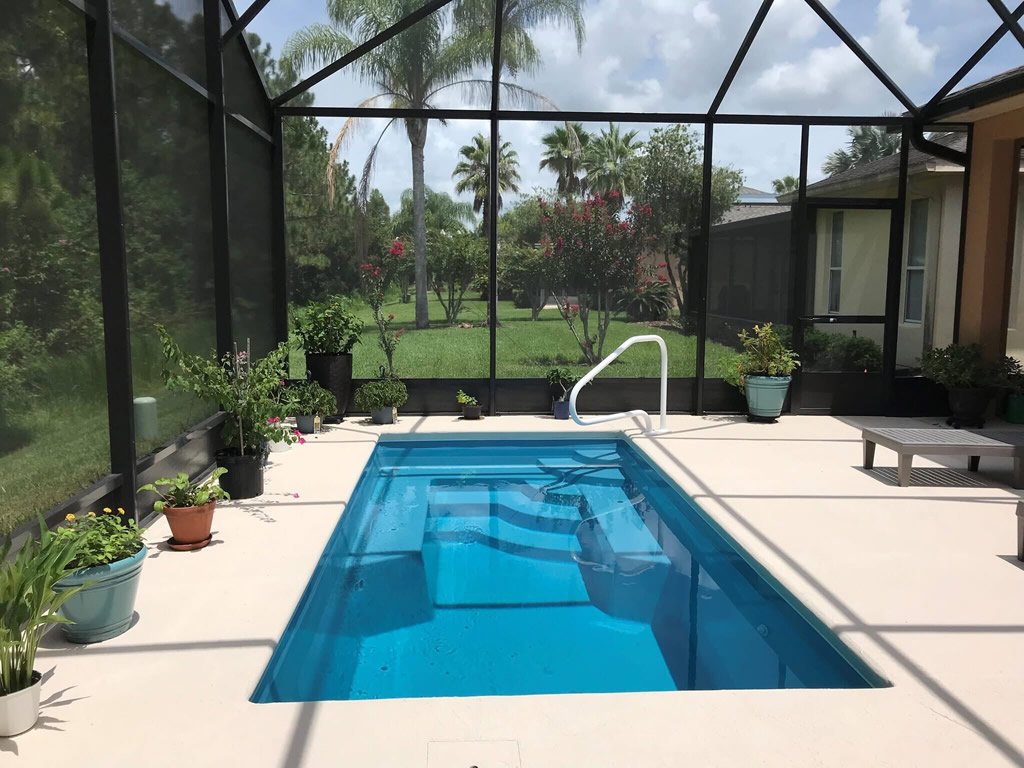 Key West Fiberglass Swimming Pool Design Construction 2