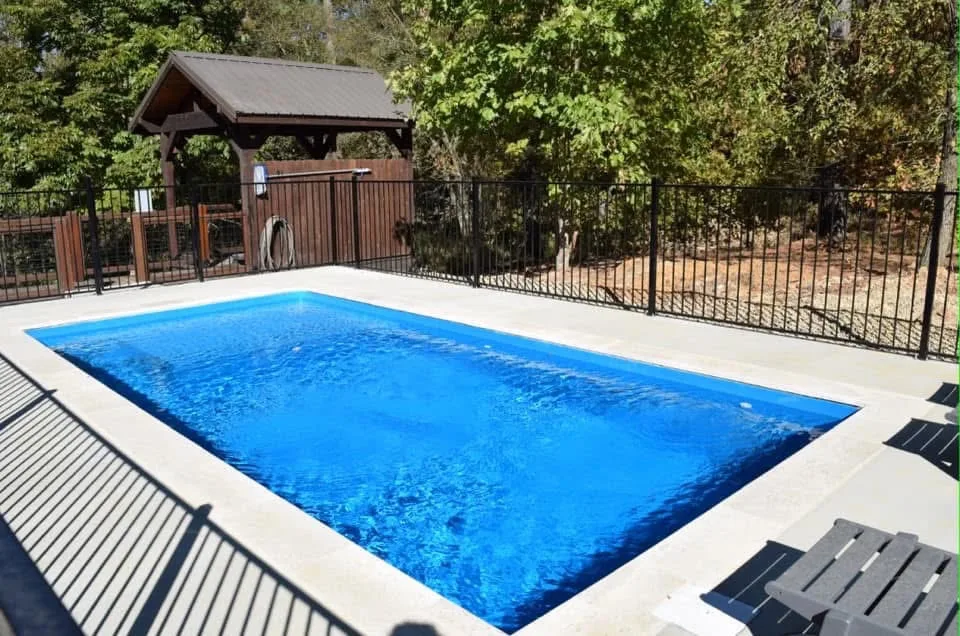 Santorini Cove Fiberglass Swimming Pool Design Construction