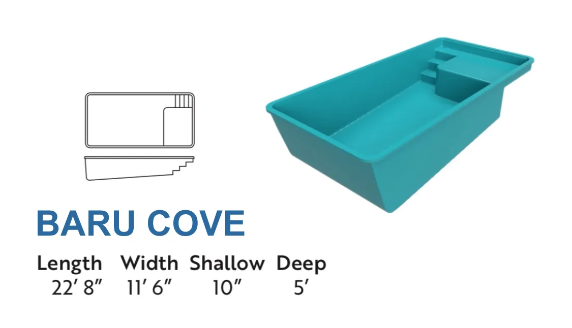 Baru Cove Fiberglass Pools Construction In Florida