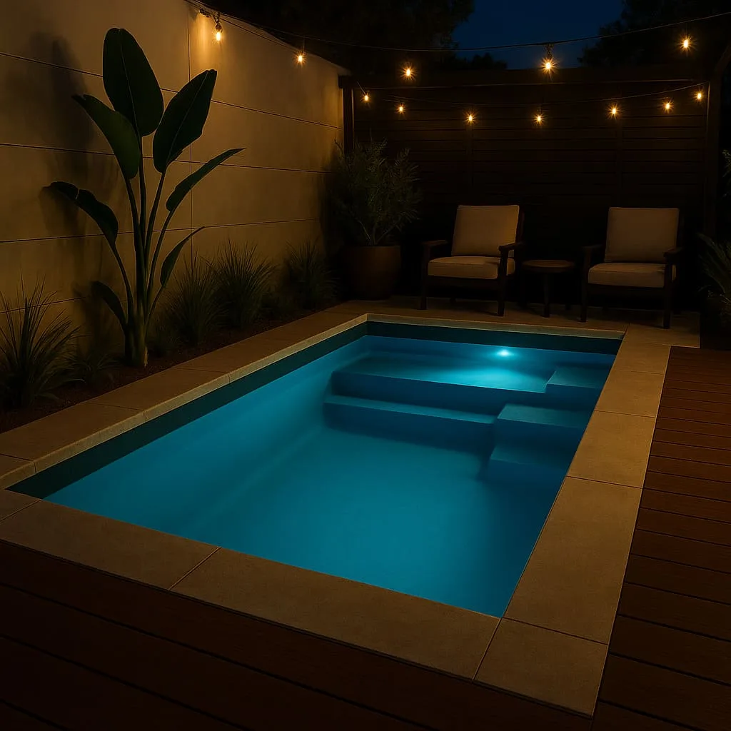 Small Fiberglass Inground Pools