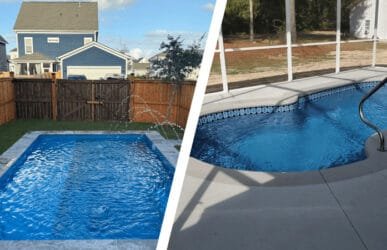 Small Fiberlass Pool