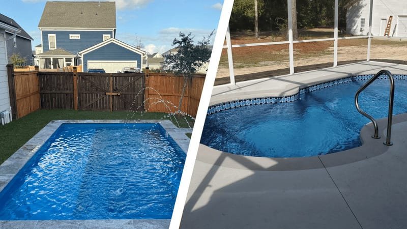 Small Fiberlass Pool